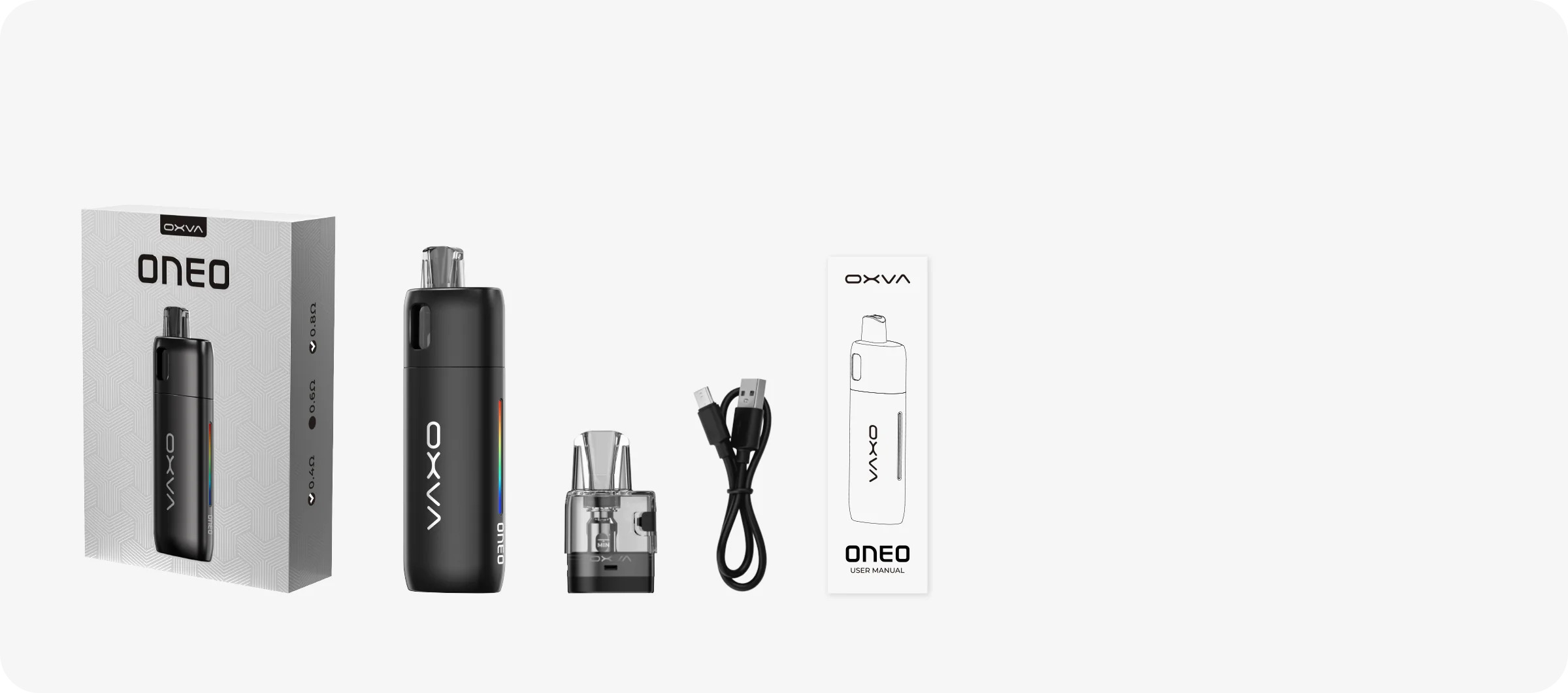 Bộ Sản Phẩm Oxva Oneo 40w Pod Kit Bao Gồm