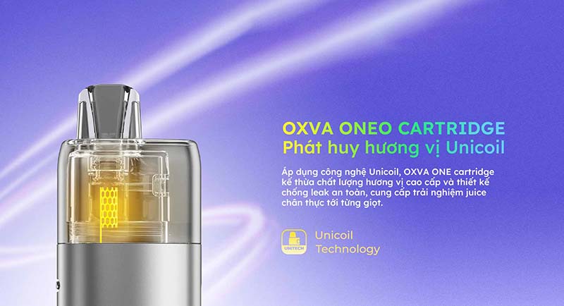 Oxva Oneo 40w Pod Kit sở hữu công nghệ unitech